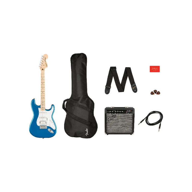 Carica immagine in Galleria Viewer, SQUIER Affinity Stratocaster HSS MN Lake Placid Blue Pack