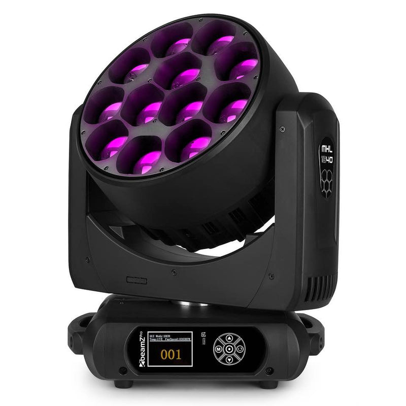 Carica immagine in Galleria Viewer, BEAMZ - MHL1240 Mov Head Zoom 12x40W