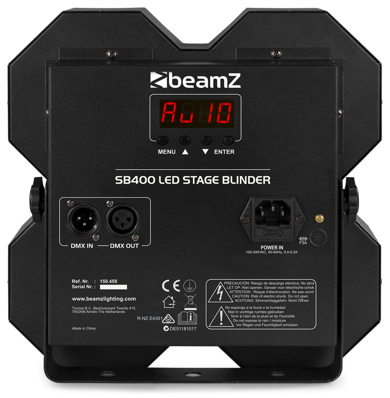 Carica immagine in Galleria Viewer, BEAMZ - SB400 Stage Blinder 4way 4x50W LED
