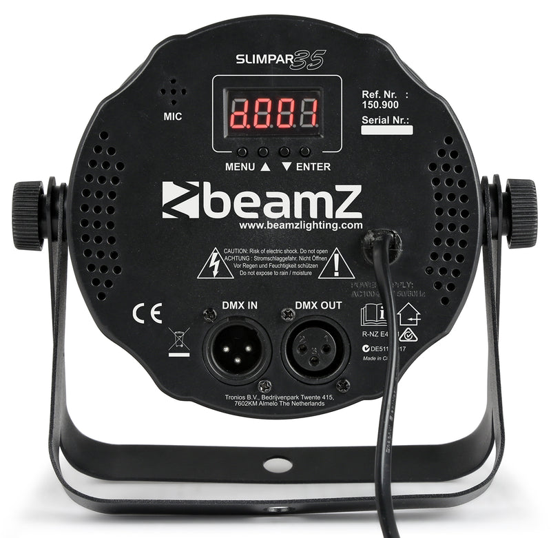 Carica immagine in Galleria Viewer, BEAMZ - SlimPar35 12 x 3W 3in1 RGB DMX