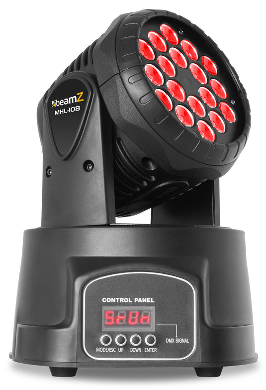 BEAMZ - MHL108MK3 Wash 18x 3-1 RGB 11 DMX