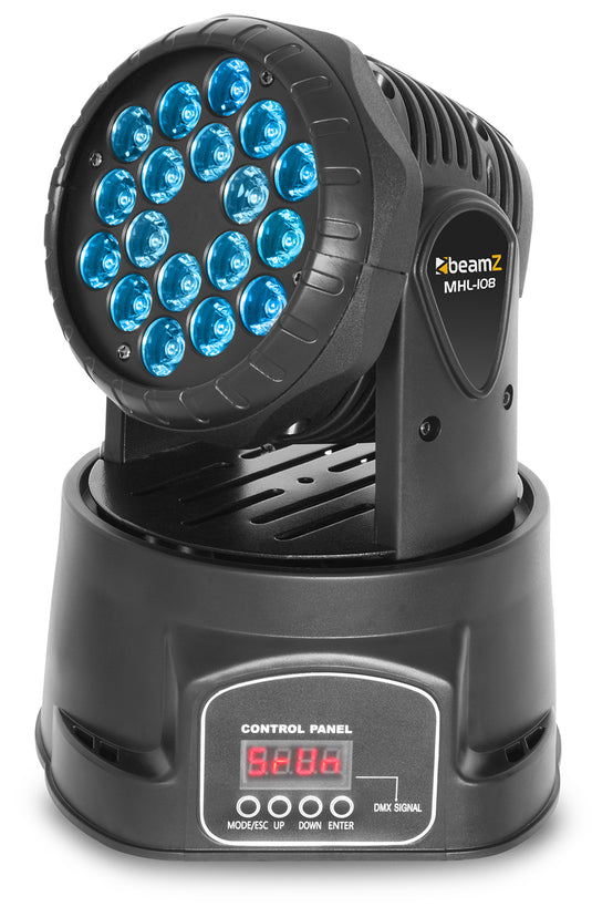 BEAMZ - MHL108MK3 Wash 18x 3-1 RGB 11 DMX