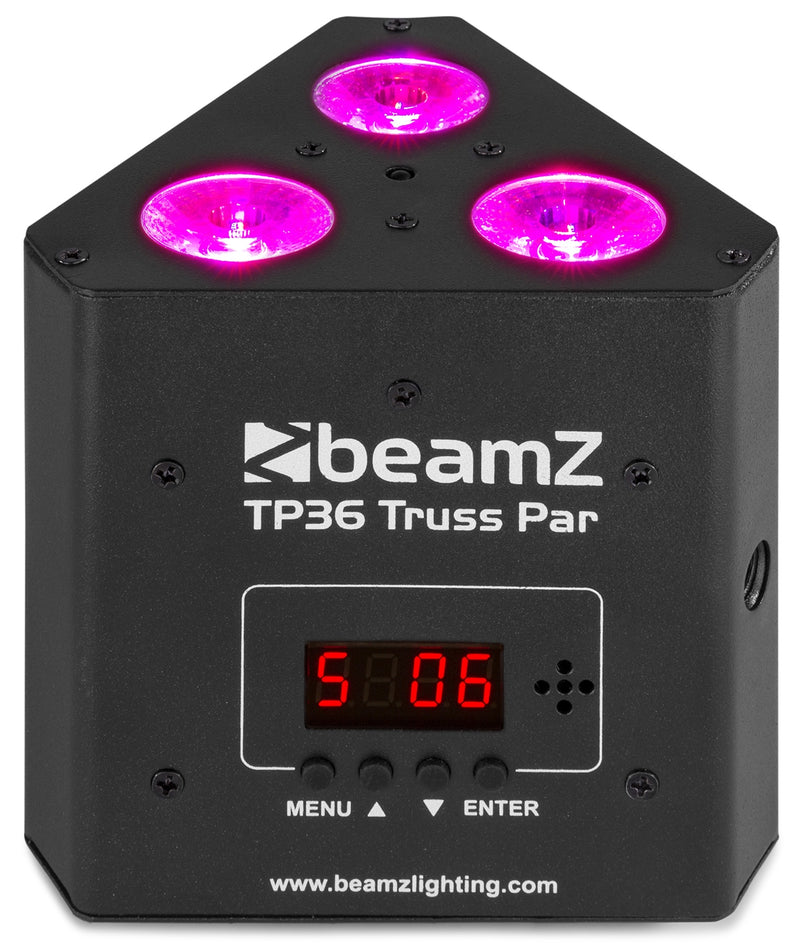 Carica immagine in Galleria Viewer, BEAMZ - TP36 Truss Par 3 x 4W 4in1 RGB-UV D