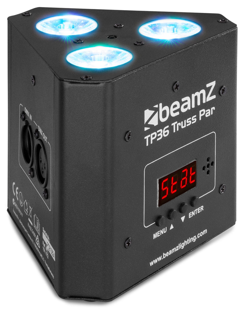 Carica immagine in Galleria Viewer, BEAMZ - TP36 Truss Par 3 x 4W 4in1 RGB-UV D