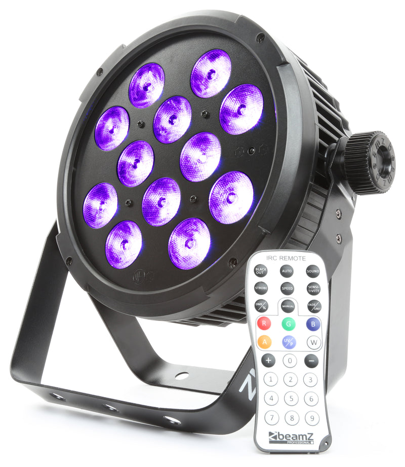 Carica immagine in Galleria Viewer, BEAMZ - BT300 Flat PAR 12x10W 6-1 DMX IRC