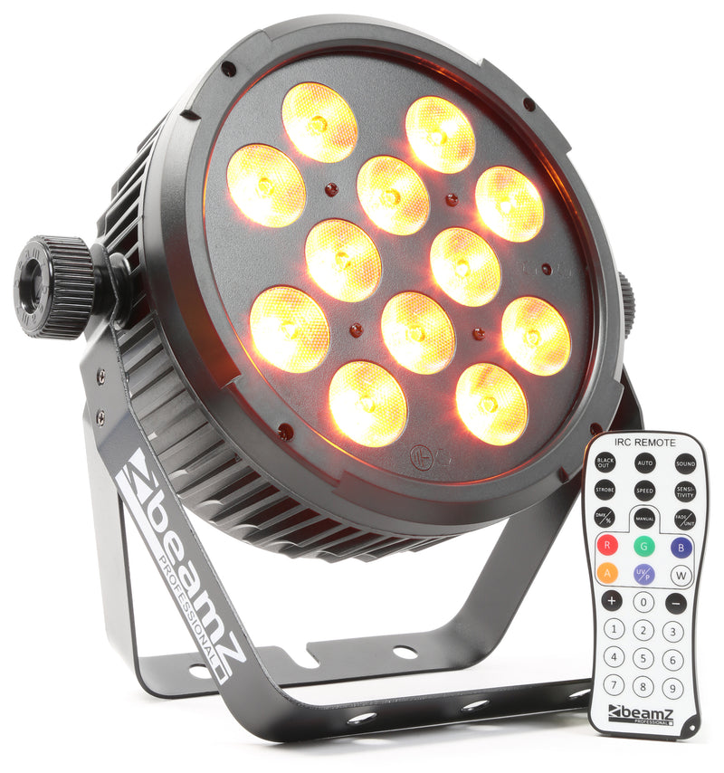 Carica immagine in Galleria Viewer, BEAMZ - BT300 Flat PAR 12x10W 6-1 DMX IRC