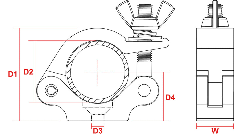 Carica immagine in Galleria Viewer, BEAMZ - BC50B-200 Half Coupler Sl 200kg Bl.