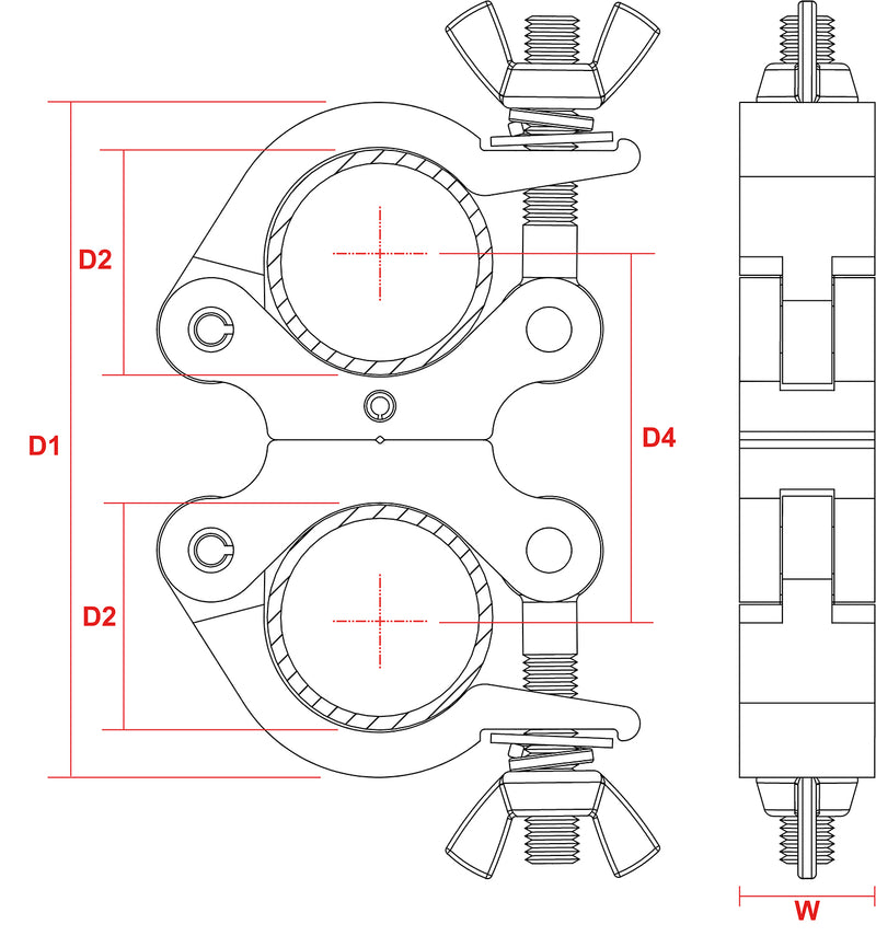 Carica immagine in Galleria Viewer, BEAMZ - BC50-200D Swivel Coupler Sl 200kg A