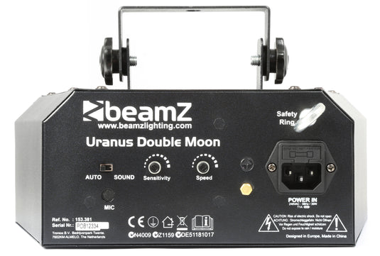 BEAMZ - Uranus LED Double Moon + Strobe