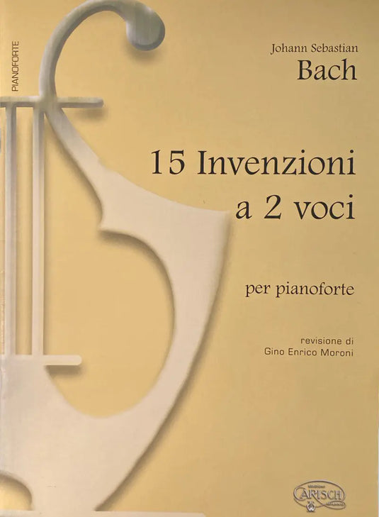 BACH - 15 Invenzioni a 2 Voci, per Pianoforte