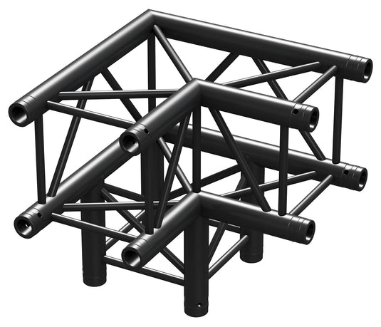 BEAMZ - P30-C30 Truss 3 way corner 0,5 BLK
