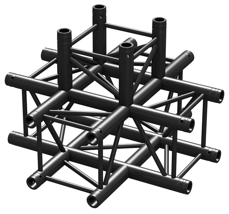 Carica immagine in Galleria Viewer, BEAMZ - P30-C55 Truss 5 way X-junction BLK