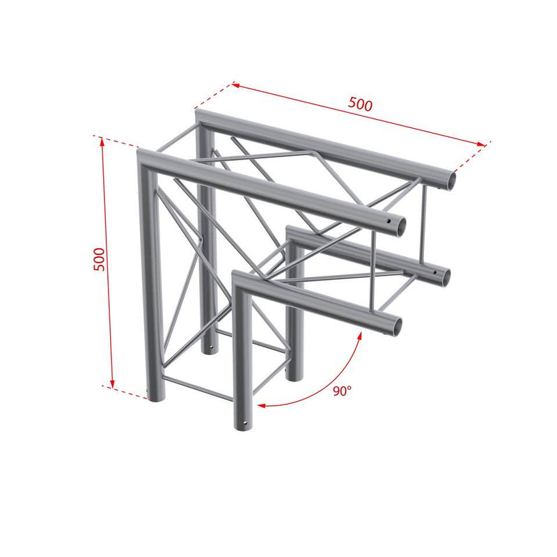 Carica immagine in Galleria Viewer, BEAMZ - P24-C21 DECO Tr.2way 90 corner+cpl