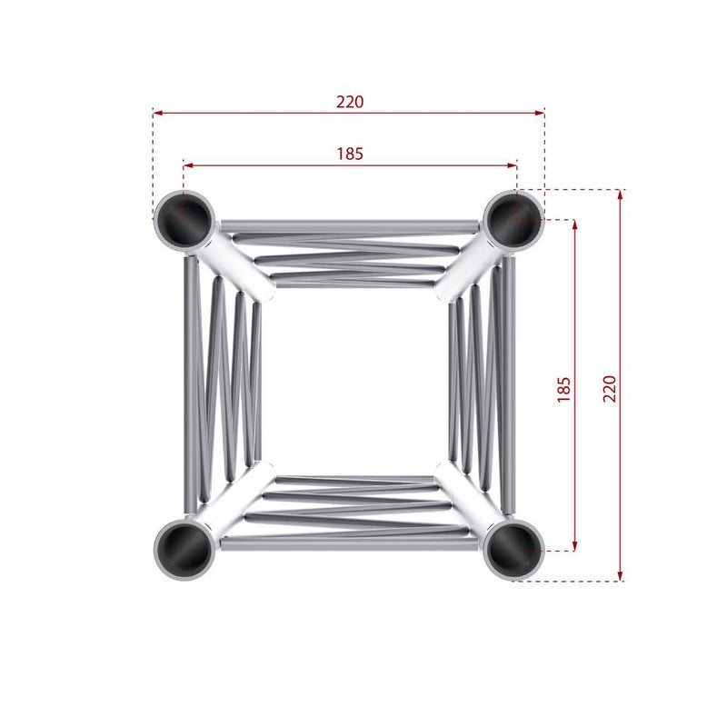 Carica immagine in Galleria Viewer, BEAMZ - P24-C30 DECO Tr.3way 90 corner+ pl