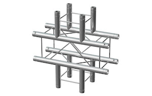 BEAMZ - P24-C41 DECO Tr.4way X junction+cpl
