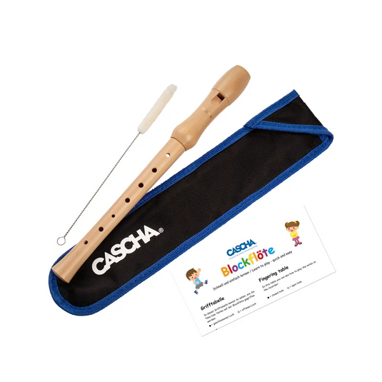 CASCHA FLAUTO DOLCE DITEGGIATURA TEDESCA