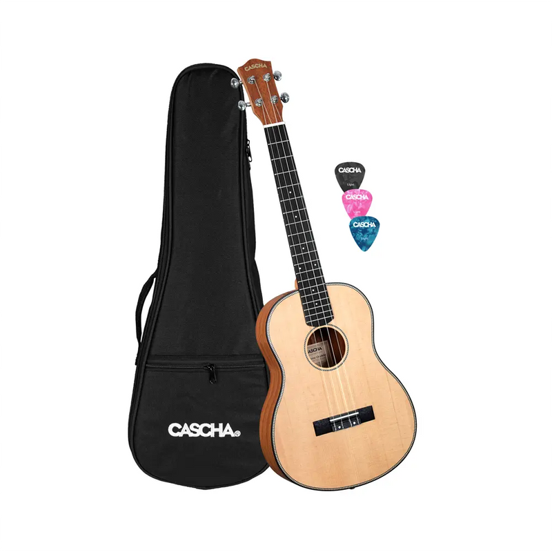 Carica immagine in Galleria Viewer, CASCHA UKULELE Aberte Rosso Baritono