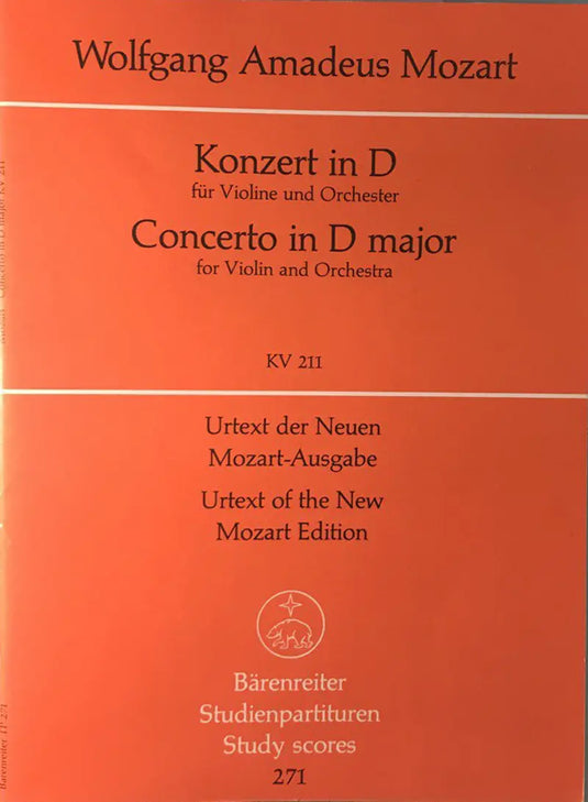MOZART - Concerto D Major Kv211
