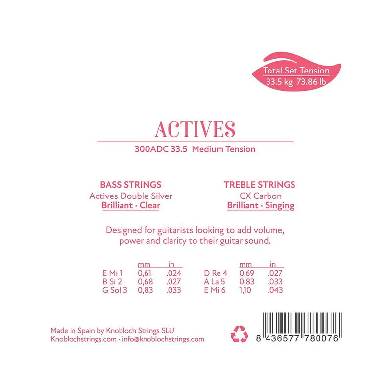 Carica immagine in Galleria Viewer, KNOBLOCH - MUTA Actives SN Nylon Full Set TENSIONE MEDIA 33.5