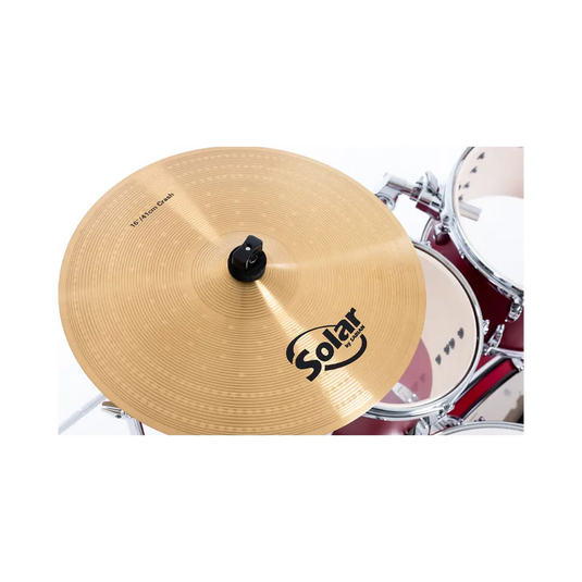 PEARL Batteria Roadshow 18" con 3 Piatti Pearl - Matte Red
