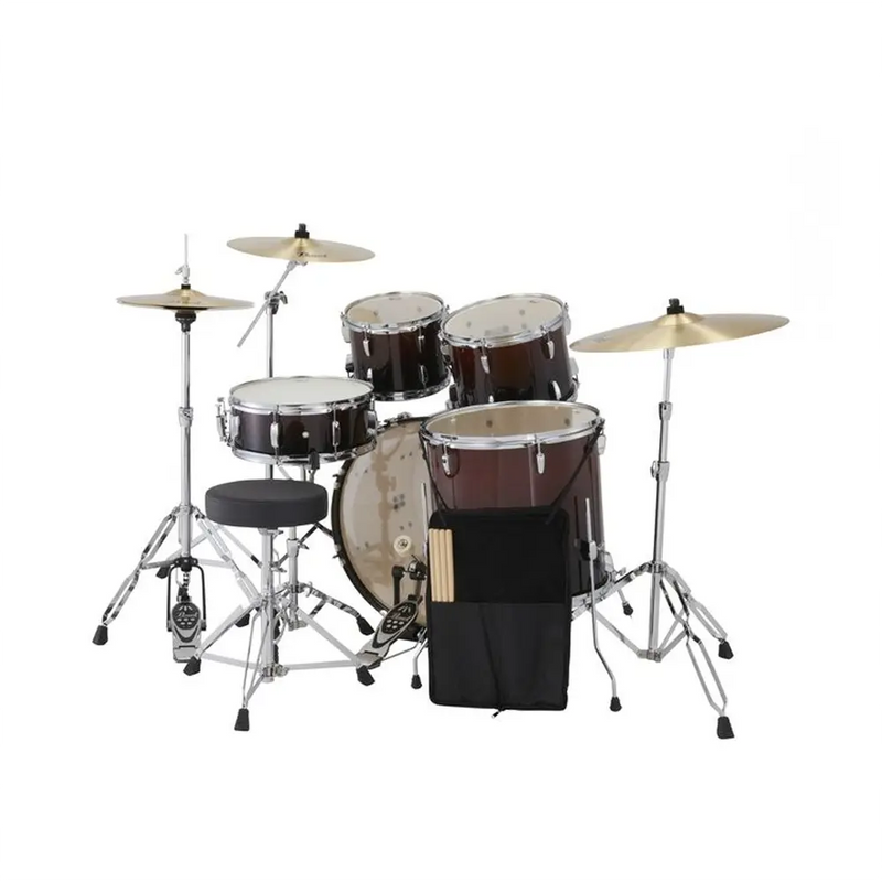 Carica immagine in Galleria Viewer, PEARL Batteria Roadshow 22" con 3 Piatti Solar by Sabian - Granet Fade