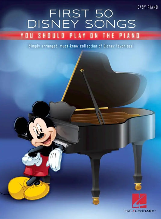 First 50 Disney Songs Easy Piano