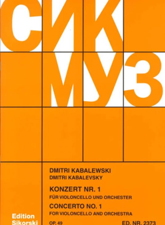 KABALEWSKI - Concerto n.1 op.49