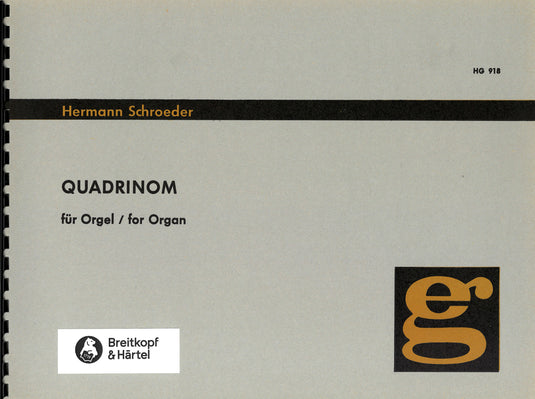 SCHROEDER - Quadrinom