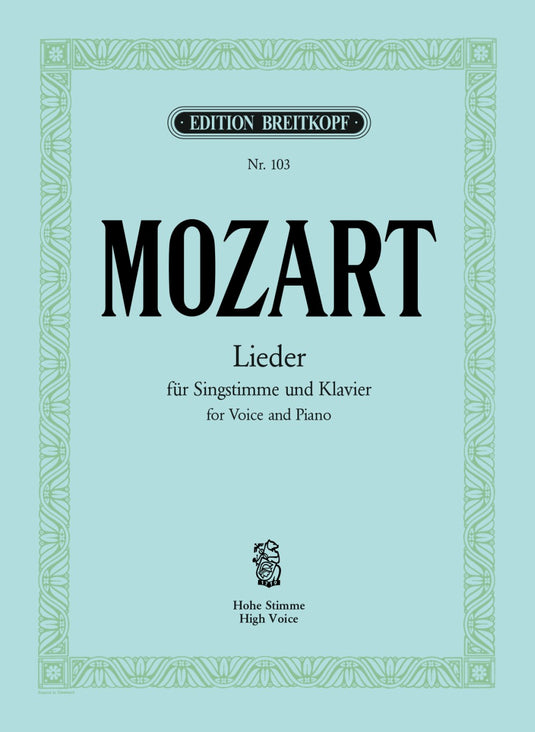 MOZART - Lieder