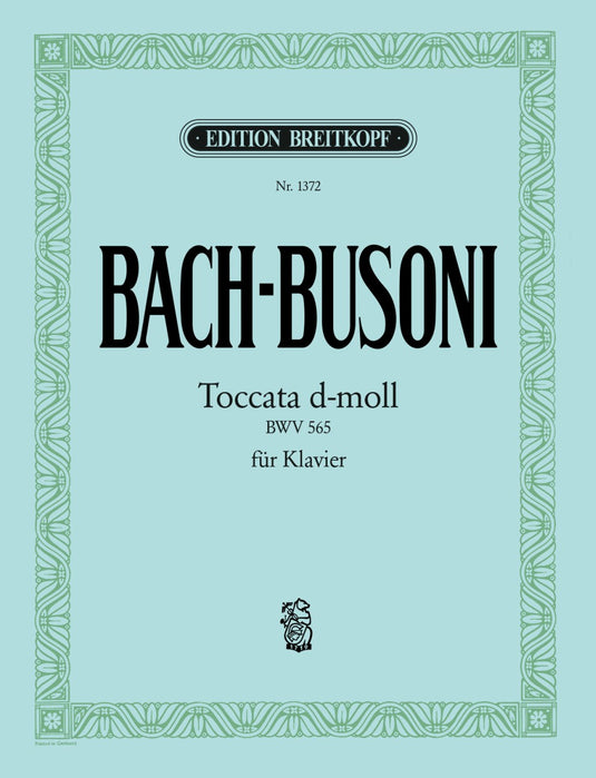 BACH - Toccata in D minor BWV 565