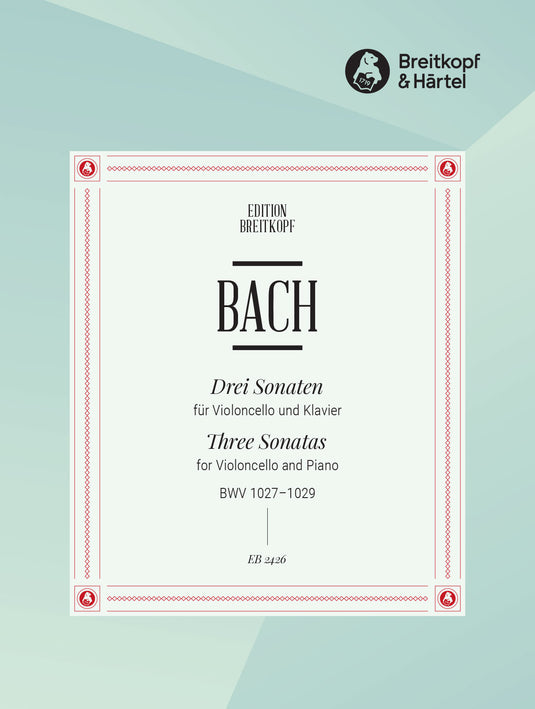 BACH - 3 Sonatas BWV 1027-1029