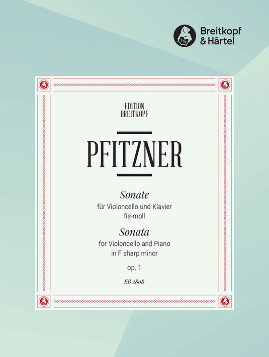 PFITZNER - Sonata in F minor Op. 1