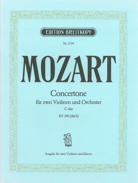 MOZART - Concertone in C major K. 190 (186E)