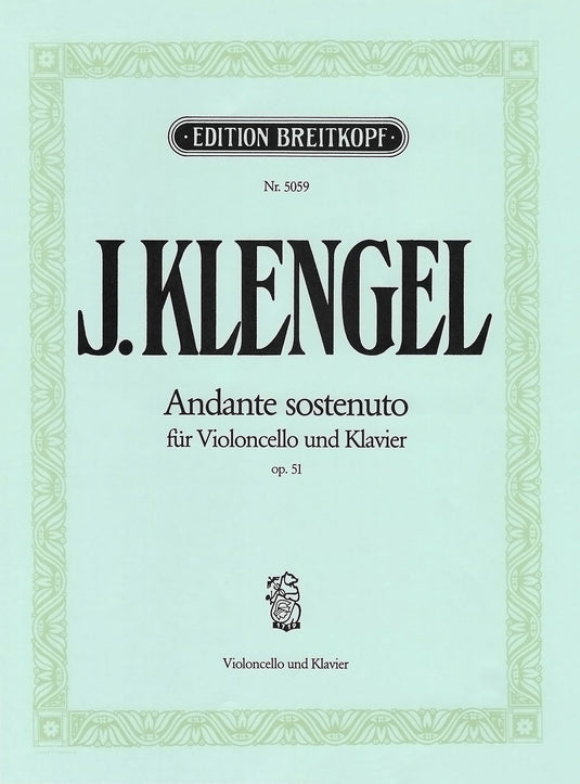 KLENGEL - Andante sostenuto Op. 51