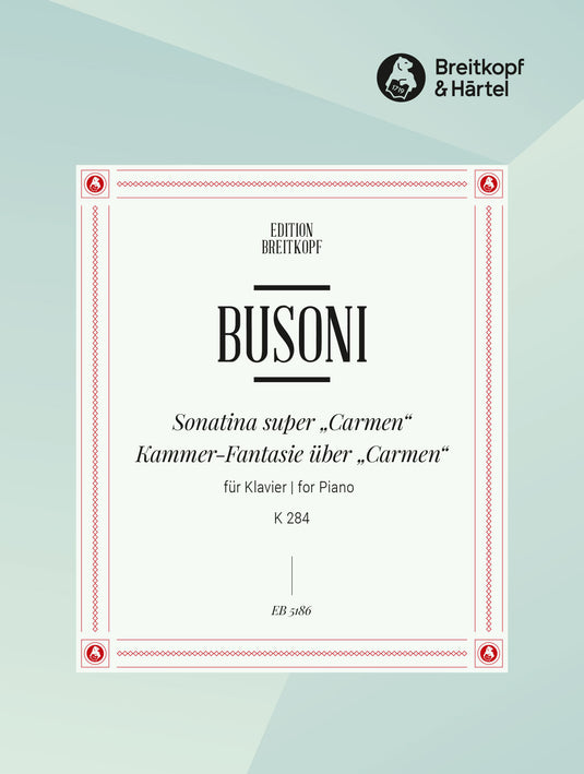 BUSONI - Sonatina super “Carmen” K 284