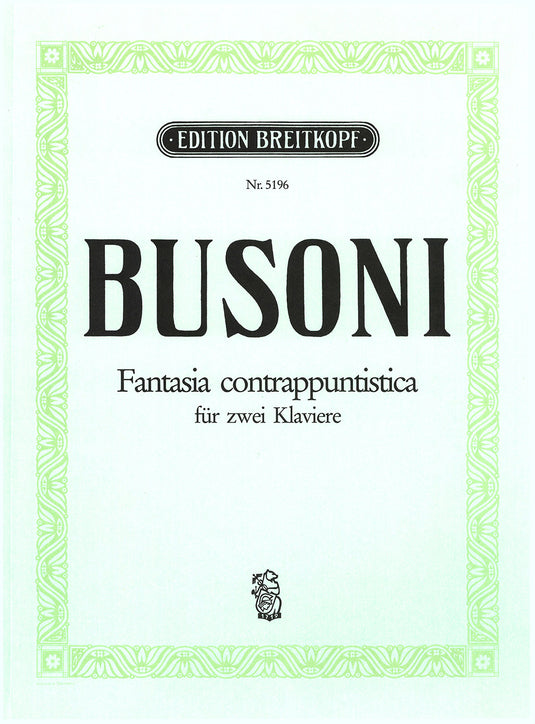BUSONI - Fantasia contrappuntistica K 256