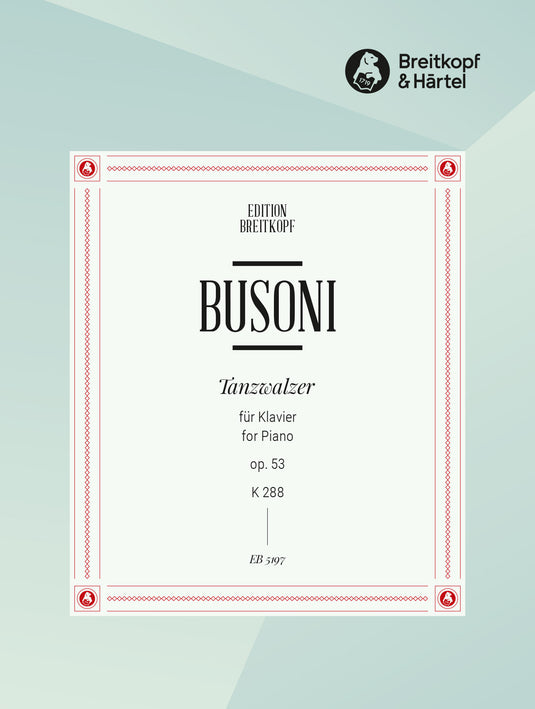 BUSONI - Tanzwalzer Op. 53 K 288