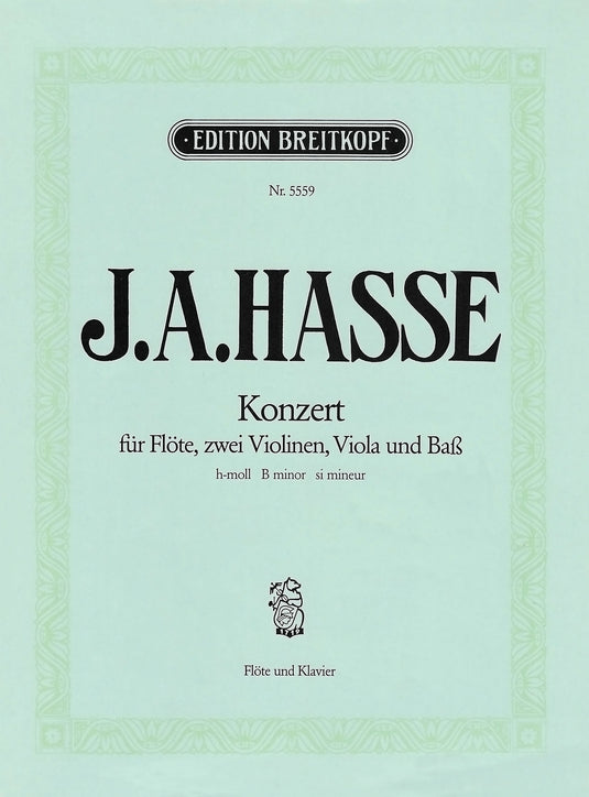 HASSE - Flute Concerto in B minor
