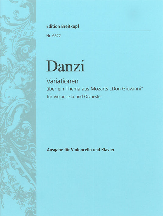 DANZI - Variations on a theme from W.A. Mozart's “Don Giovanni”