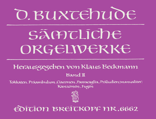 BUXTEHUDE - Complete Organ Works