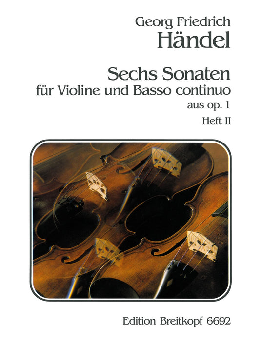 HANDEL - 6 Sonatas Op. 1