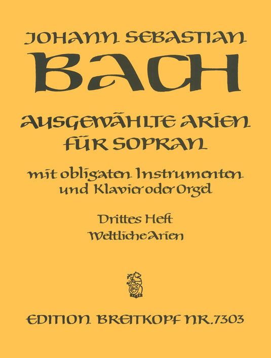 BACH - Selected Arias for Soprano