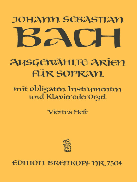 BACH - Selected Arias for Soprano