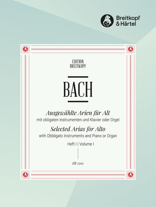 BACH - Selected Arias for Alto