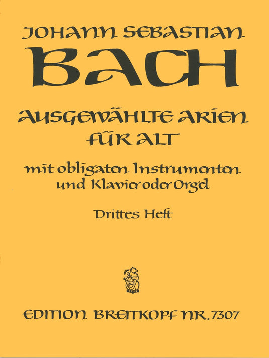 BACH - Selected Arias for Alto