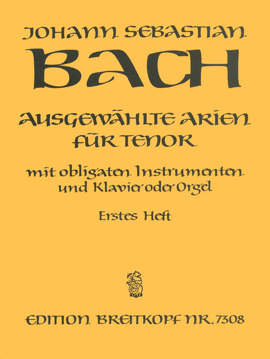 BACH - Selected Arias for Tenor