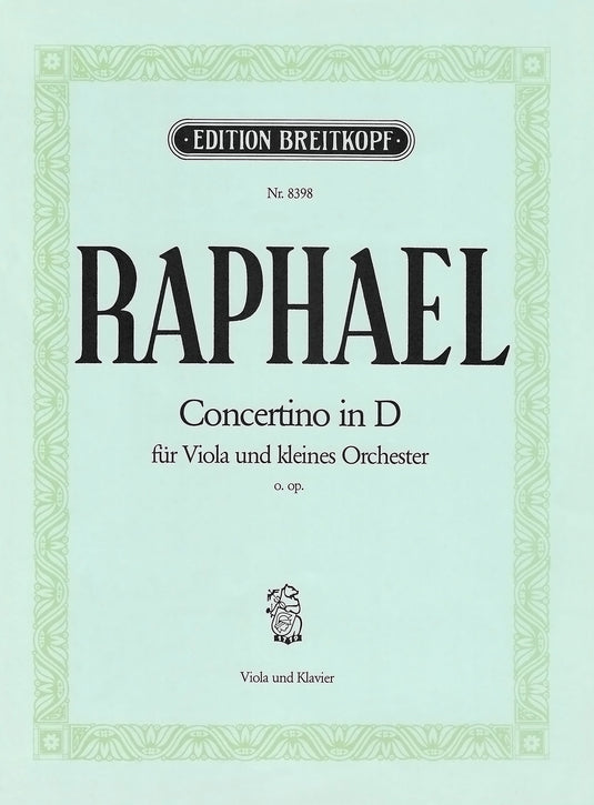 RAPHAEL - Concertino in D WoO