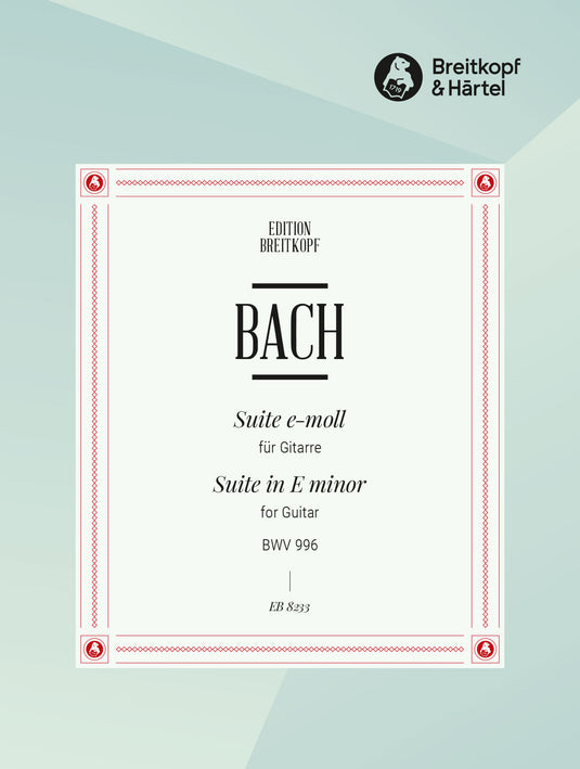 BACH - Suite in E minor BWV 996
