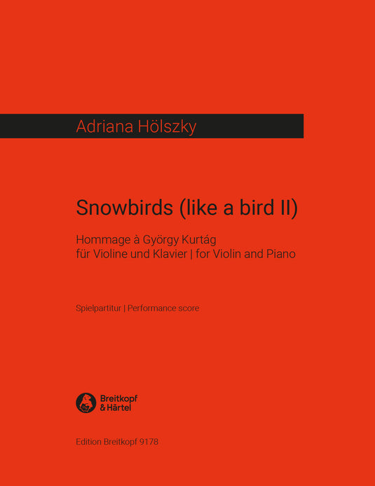 HOLSZKY - Snowbirds (like a bird II)