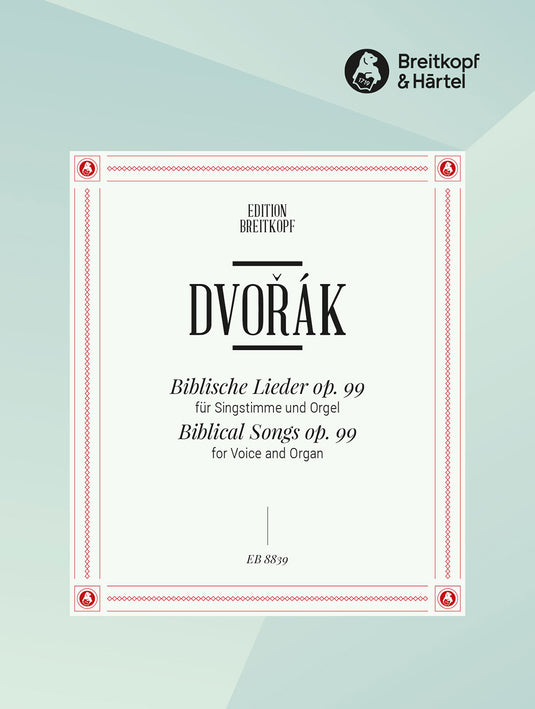 DVORAK - Biblical Songs Op. 99
